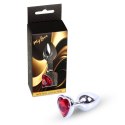 MyLove Toys - Ekskluzywny Korek Analny z Czerwonym Kryształowym Sercem