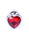 MyLove Toys - Ekskluzywny Korek Analny z Czerwonym Kryształowym Sercem