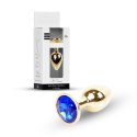 Biżuteryjny Plug Analny – Ciemny Błękit