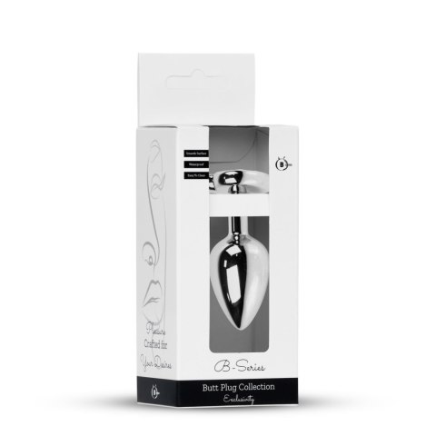 Elegancki Plug Analny z Kryształowym Sercem