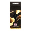 MyLove Toys – Biżuteryjny Korek Analny z Czarnego Silikonu, Mały