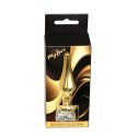 MyLove Toys - Biżuteryjny Korek Analny GOLD - Przeźroczysty