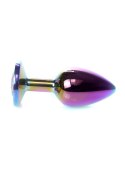 MyLove Toys - Biżuteryjny Plug Analny z Wielobarwnym Kryształem