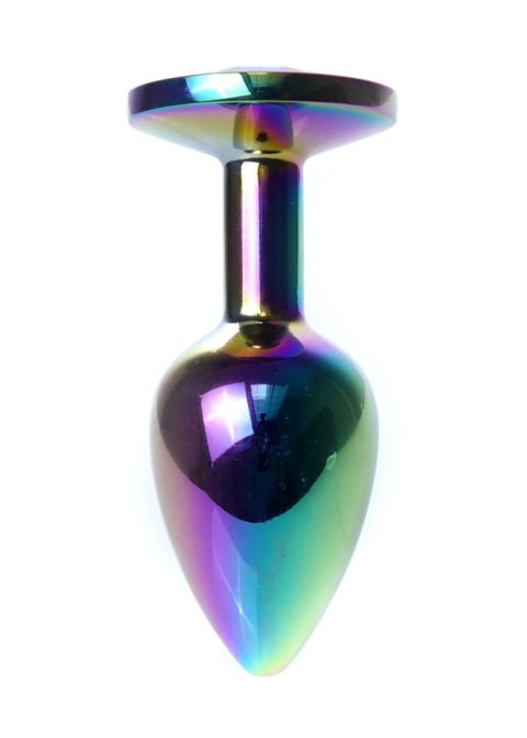 MyLove Toys - Biżuteryjny Plug Analny z Wielobarwnym Kryształem