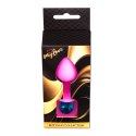 Biżuteryjny Silikonowy Korek Analny MyLove Toys - Różowy, Rozmiar M