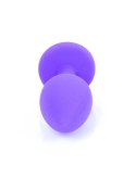 MyLove Toys – Biżuteryjny Silikonowy Plug Análny w Fiolecie – Mały