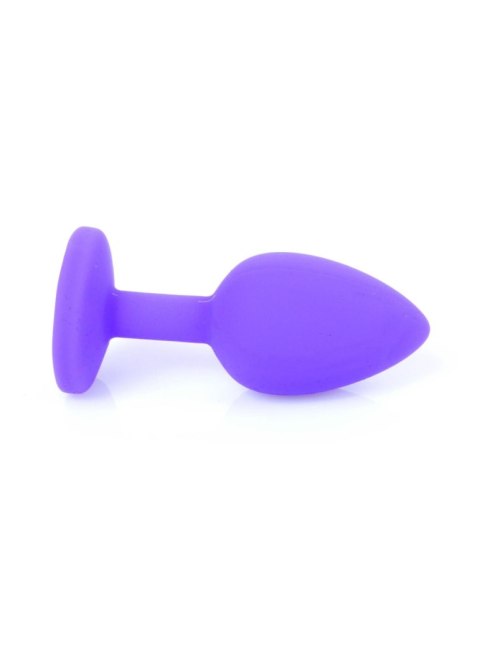 MyLove Toys – Biżuteryjny Silikonowy Plug Análny w Fiolecie – Mały