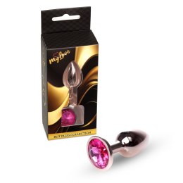 MyLove Toys – Biżuteryjny Korek Analny z Różowym Kryształem