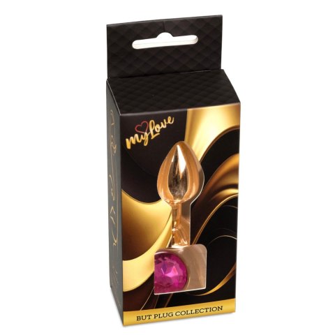 MyLove Toys – Biżuteryjny Korek Analny z Różowym Kryształem