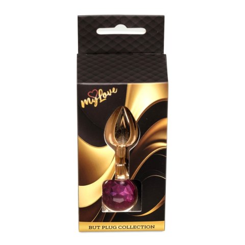 MyLove Toys – Biżuteryjny Korek Analny z Różowym Kryształem
