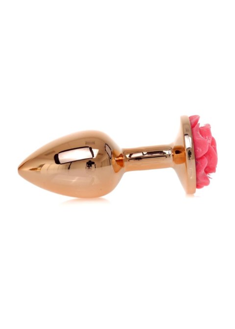 MyLove Toys – Elegancki Korek Analny z Różą – Różowy