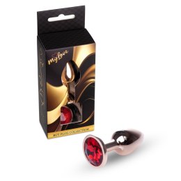 MyLove Toys – Biżuteryjny Korek Analny z Czerwonym Kryształem