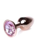MyLove Toys - Biżuteryjny Korek Analny - Czerwono-Złota Róża