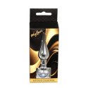 MyLove Toys - Biżuteryjny Korek Analny 'Clear Silver'
