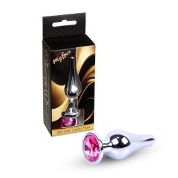 MyLove Toys - Biżuteryjny Korek Analny z Różowym Kryształkiem