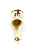 Złota Biżuteria Analna – Czerwony Plug