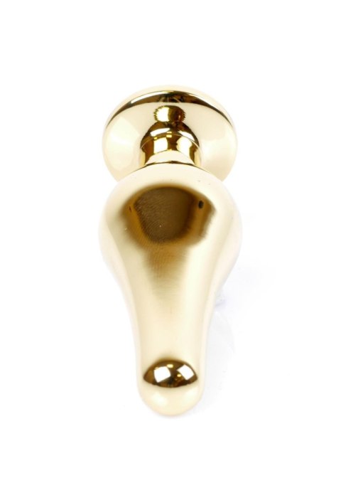 Złota Biżuteria Analna – Czerwony Plug