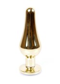 Złota Biżuteria Analna – Czerwony Plug