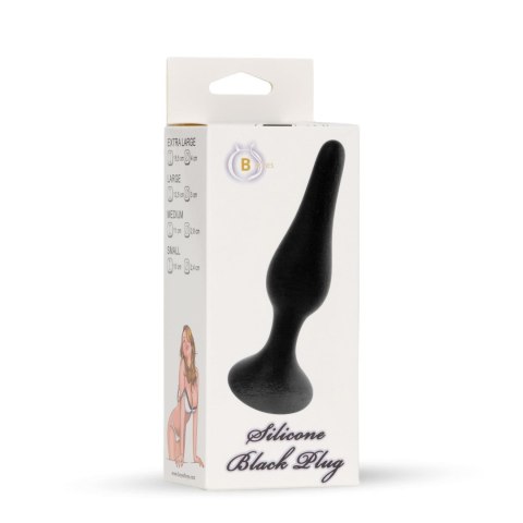 Czarny Silikonowy Plug Analny XXL