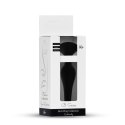 Elegancki silikonowy plug analny BOSS - Czarny, Duży
