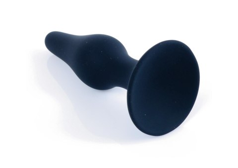 Silikonowy plug analny – czarny, średni