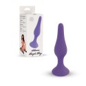 Luksusowy Silikonowy Plug Analny BOSS – Fioletowy, Rozmiar XL