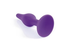 Fioletowy Silikonowy Plug Analny BOSS – Mały