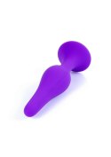 Fioletowy Silikonowy Plug Analny BOSS – Mały