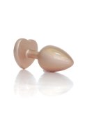 Biżuteria Analna Pearl Gold Heart - Przezroczysty, Mały