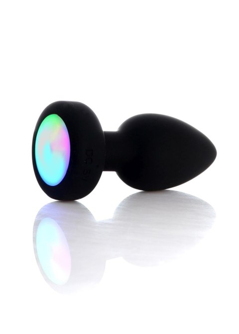 Silikonowy Plug Analny Disco Flash z Wibracjami