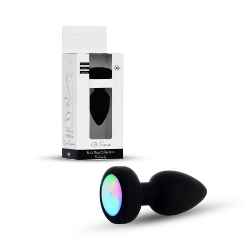 Silikonowy Plug Analny Disco Flash z Wibracjami