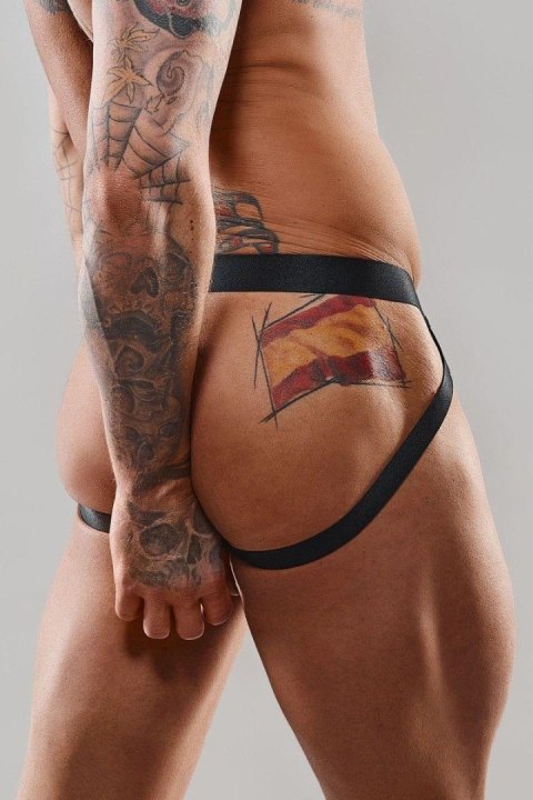 Męski Jockstrap 'Zebra Winyl'