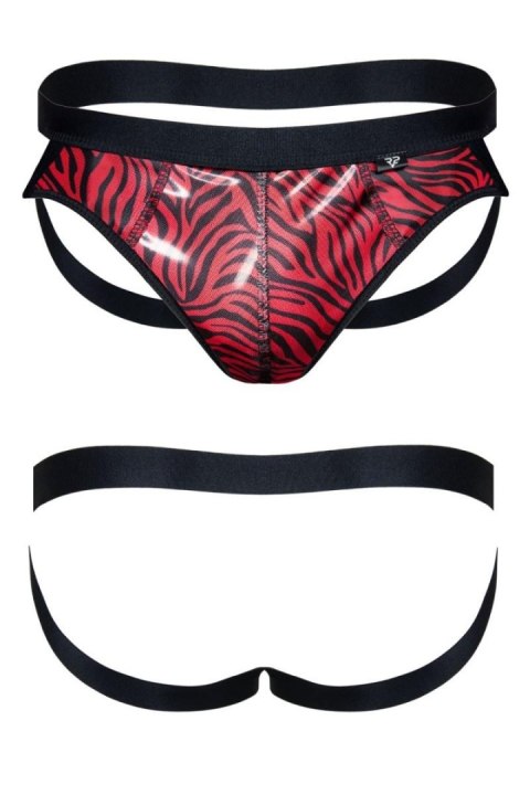 Ekskluzywny Jockstrap XXL z Tiulu w Zebrę