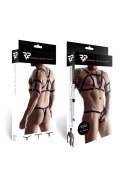Zmysłowy komplet fetish dla mężczyzn: Elastyczny T-shirt z ozdobami i podwójne stringi (rozmiary XXL/XXXL)