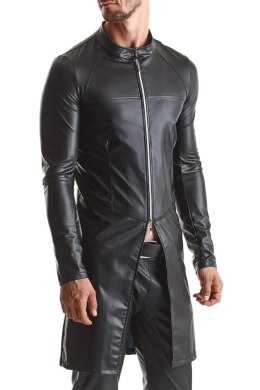 Płaszcz Fetyszowy RMMario001 – Czarny Wetlook – Rozmiar L
