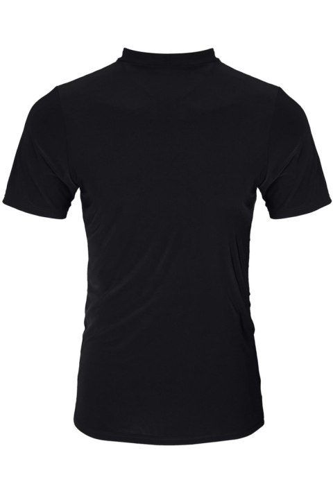 RMRiccardo001 – Czarny T-shirt M z Zaskakującym Zamkiem na Plecach