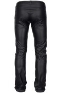 RMVittorio001 - Czarne Spodnie Wetlook - XL