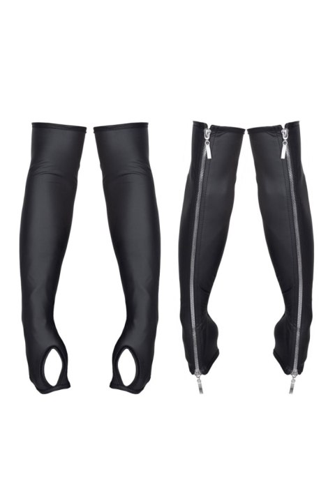 Zmysłowe Rękawiczki Regnes CRD012 – Długie, Czarne Wetlook L/XL