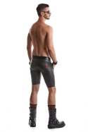 Eleganckie Szorty Wetlook Czarne XL