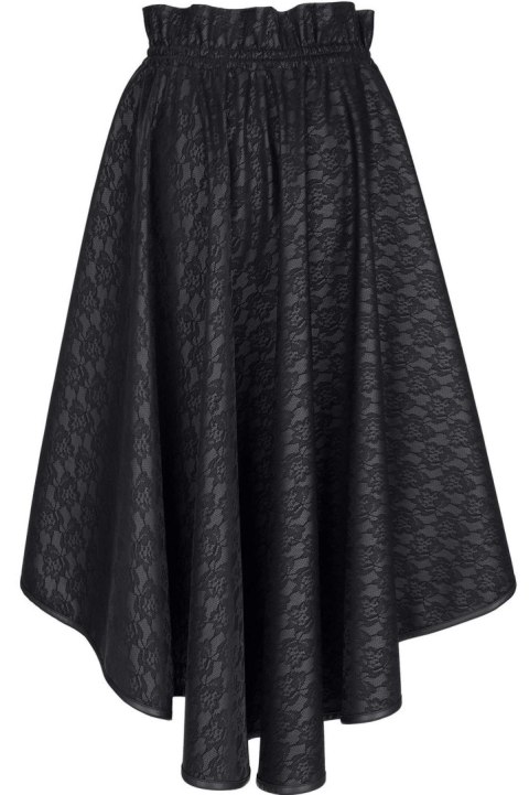 Elegancka Spódnica Benedetta Wetlook z Ozdobnym Nadrukiem