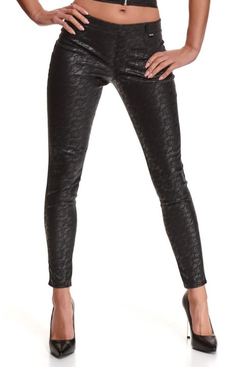 Zmysłowe Legginsy BRConstanza001 Black Demoniq Black Rose 2.0 Collection, rozmiar XXL