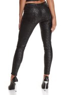Zmysłowe Legginsy BRConstanza001 Black Demoniq Black Rose 2.0 Collection, rozmiar XXL