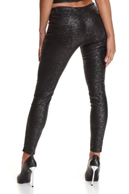Zmysłowe Legginsy BRConstanza001 Black Demoniq Black Rose 2.0 Collection, rozmiar XXL