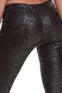 Zmysłowe Legginsy BRConstanza001 Black Demoniq Black Rose 2.0 Collection, rozmiar XXL