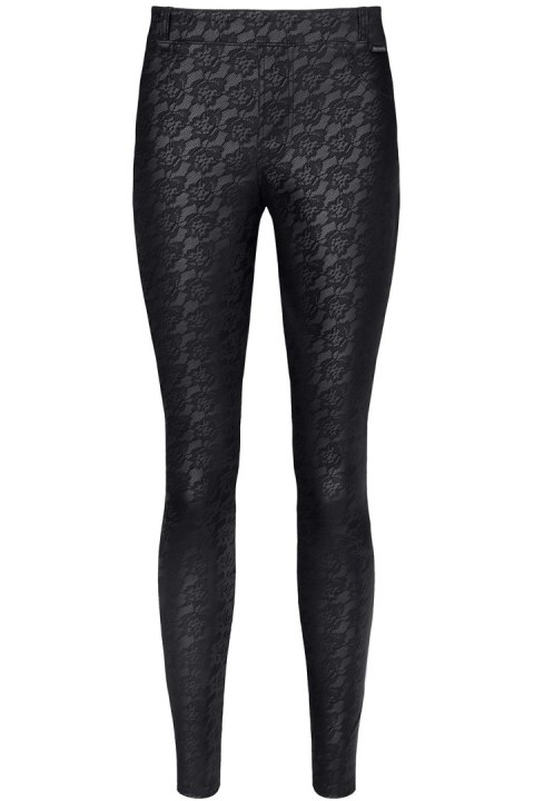 Zmysłowe Legginsy BRConstanza001 Black Demoniq Black Rose 2.0 Collection, rozmiar XXL