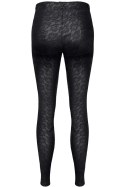 Zmysłowe Legginsy BRConstanza001 Black Demoniq Black Rose 2.0 Collection, rozmiar XXL