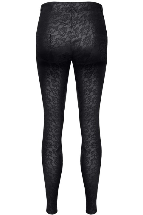 Zmysłowe Legginsy BRConstanza001 Black Demoniq Black Rose 2.0 Collection, rozmiar XXL