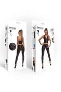 Zmysłowe Legginsy BRConstanza001 Black Demoniq Black Rose 2.0 Collection, rozmiar XXL