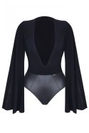 Eleganckie body ALEXIS001 w kolorze czarnym