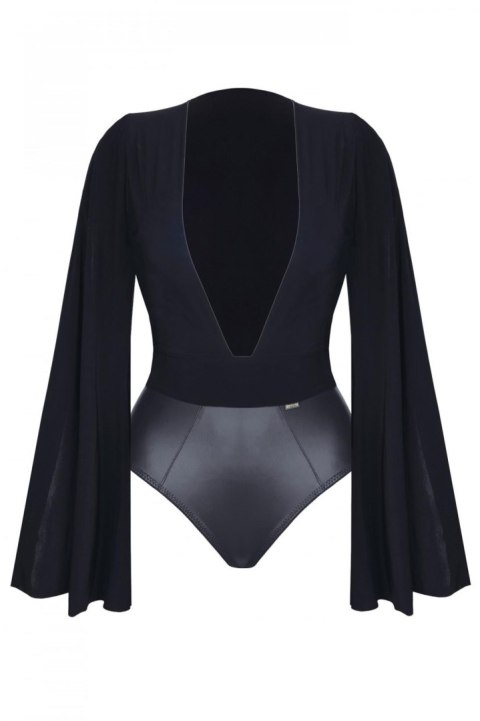 Eleganckie body ALEXIS001 w kolorze czarnym